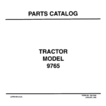 AGCO Allis 9765 Tractor Parts Catalog Manual (Before "K" SN Prefix) - Image 1