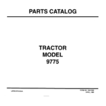 AGCO Allis 9775 Tractor Parts Catalog Manual (Before "K" SN Prefix) - Image 1