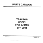 AGCO Allis 9755, 9765 Tractor Parts Catalog Manual (From "K" SN Prefix) - Image 1