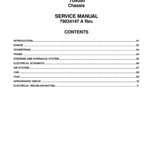 Ag-Chem TG9300 TerraGator Chassis Service Repair Manual - Image 1