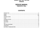 Ag-Chem RG900, RG1100, RG1300 RoGator Chassis Service Repair Manual - Image 1