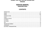 Ag-Chem RG900, RG1100, RG1300 RoGator Chassis Service Repair Manual - Image 2