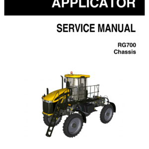 Ag-Chem RG700 RoGator Chassis Service Repair Manual - Image 1