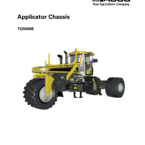 Ag-Chem TG9300B TerraGator Chassis Service Repair Manual - Image 1