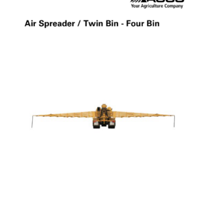 Ag-Chem Air Spreader, Twin Bin and Four Bin Service Repair Manual - Image 1