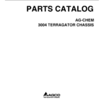 Ag-Chem 3004 TerraGator Chassis Parts Catalog Manual - Image 1