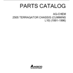 Ag-Chem 2505 TerraGator Chassis Parts Catalog Manual - Image 2