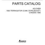 Ag-Chem 1903 TerraGator (Cum) (Torq-Boost) Chassis Parts Catalog Manual (1996) - Image 1
