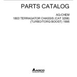 Ag-Chem 1803 TerraGator Chassis (CAT 3208) (Turbo, Torq Boost) Parts Catalog Manual (1996) - Image 1