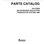 Ag-Chem Air Spreader Soilection TerraGator System Parts Catalog Manual (1996) - Image 1