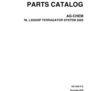 New Leader L3020XP TerraGator System Parts Catalog Manual - Image 4