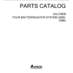 Ag-Chem Four Bin TerraGator System Parts Catalog Manual - Image 1