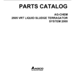 Ag-Chem 2505 VRT Liquid Sludge TerraGator System Parts Catalog Manual (2000) - Image 1