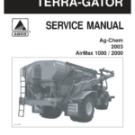 Ag-Chem Air Max 1000, 2000 TerraGator System Service Repair Manual (2003) - Image 1