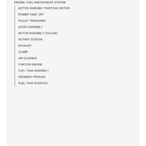 AGCO Allis 500 Combine Parts Catalog Manual