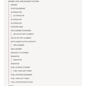 AGCO Allis 665 Tractor Parts Catalog Manual - Image 1