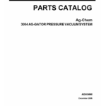 Ag-Chem 3004 Ag-Gator Pressure Vacuum System Parts Catalog Manual - Image 1