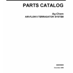 Ag-Chem Air-Flow II TerraGator System Parts Catalog Manual - Image 1