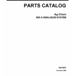 Ag-Chem Big A 2600 Liquid System Parts Catalog Manual - Image 1