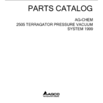 Ag-Chem 2505 TerraGator Pressure Vacuum System Parts Catalog Manual - Image 2