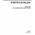 Ag-Chem 1903 TerraGator Liquid System Parts Catalog Manual - Image 1