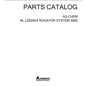 New Leader L2020G4 RoGator System Parts Catalog Manual - Image 3