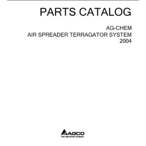 Ag-Chem Air Spreader TerraGator System Parts Catalog Manual - Image 5