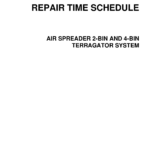 Ag-Chem Air Spreader System Repair Time Schedule Manual - Image 1