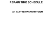 Ag-Chem Air Max V TerraGator System Repair Time Schedule Manual - Image 1