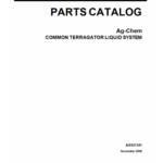 Ag-Chem Common TerraGator Liquid System Parts Catalog Manual - Image 1