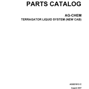 Ag-Chem TerraGator Liquid System Parts Catalog Manual - Image 2