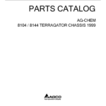 Ag-Chem 8104, 8144 TerraGator Chassis Parts Catalog Manual - Image 1