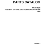 Ag-Chem 8103, 8104 Air Spreader TerraGator System Parts Catalog Manual (1999) - Image 1