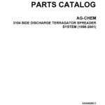 Ag-Chem 3104 Side Discharge TerraGator Spreader System Parts Catalog Manual (1998 - 2001) - Image 1