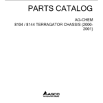 Ag-Chem 8104, 8144 TerraGator Chassis Parts Catalog Manual - Image 2