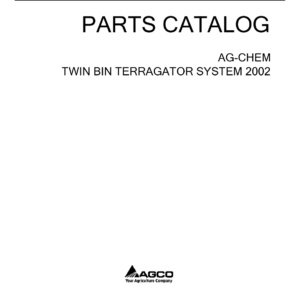 Ag-Chem Twin Bin TerraGator System Parts Catalog Manual - Image 4