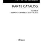 Ag-Chem 854 RoGator Liquid System Parts Catalog Manual - Image 7