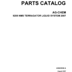 Ag-Chem 9205 NMS TerraGator Liquid System Parts Catalog Manual (2007) - Image 1
