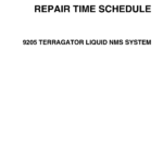 Ag-Chem 9205 TerraGator Liquid NMS System Repair Time Schedule Manual - Image 1