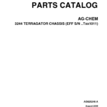 Ag-Chem 3244 TerraGator Chassis Parts Catalog Manual - Image 2