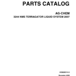 Ag-Chem 3244 NMS TerraGator Liquid System Parts Catalog Manual - Image 1