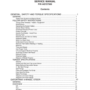Ag-Chem 864, 1064 RoGator GatorTrak 4WS Service Repair Manual (2003) - Image 1