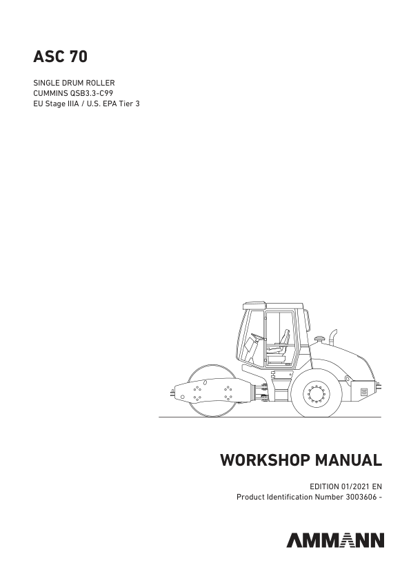 Ammann ASC 70 Soil Compactor Service Repair Manual