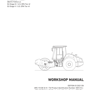 Ammann ARS 110 Soil Compactor Service Repair Manual