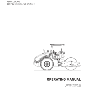Ammann ARS 121 Soil Compactor Operation and Parts Manual