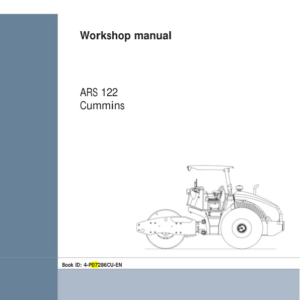 Ammann ARS 122 Soil Compactor Service Repair Manual