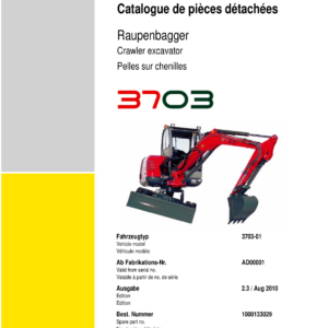 Wacker Neuson 2503, 3003, 3503, 3703 (SN Starting with AC & AD) Excavator Service Repair Manual - Image 4