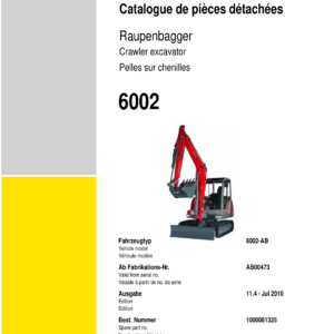 Wacker Neuson 5002, 6002 Excavator Service Repair Manual - Image 4