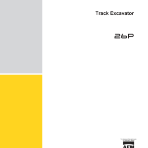 John Deere 26 P-Tier Excavator Service Repair Manual (Wacker Neuson)