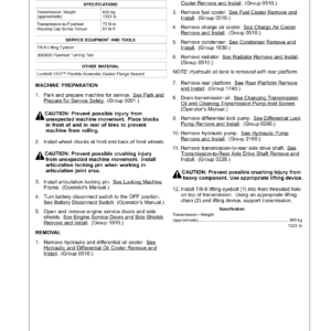 John Deere 770G Motor Grader Technical Repair Manual (SN C000001 & D000001 and up) - Image 4